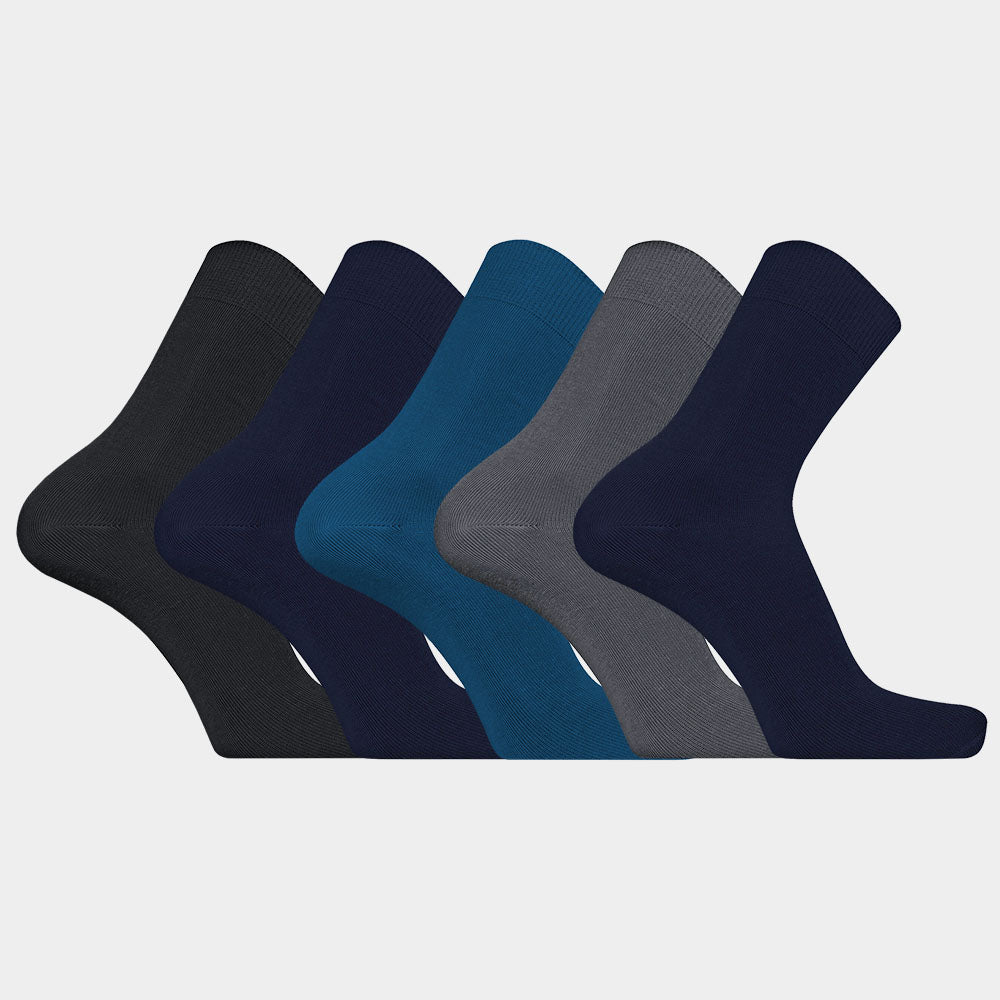 5 paar herensokken - Grijs Mix